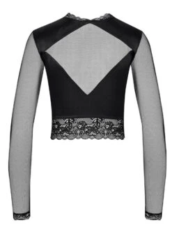 Langarm Minitop DIAMANT Satin Schwarz Von Cadolle -Marlies Dekkers Verkaufsgeschäft 3315ck top schwarz minitop diamant satin cadolle 5