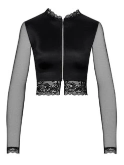 Langarm Minitop DIAMANT Satin Schwarz Von Cadolle -Marlies Dekkers Verkaufsgeschäft 3315ck top schwarz minitop diamant satin cadolle 6