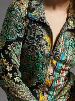 Jersey Freizeitanzug 2tlg. CHATEAU DE VERSAILLES Grün Schwarz Von Fürstenberg -Marlies Dekkers Verkaufsgeschäft anzug print 50304735 50304768 schwarz bunt fuerstenberg 2