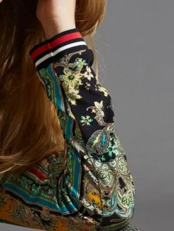 Jersey Freizeitanzug 2tlg. CHATEAU DE VERSAILLES Grün Schwarz Von Fürstenberg -Marlies Dekkers Verkaufsgeschäft anzug print 50304735 50304768 schwarz bunt fuerstenberg 3