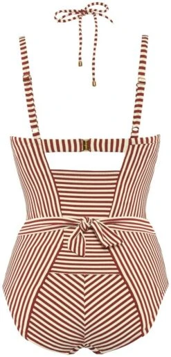 Badeanzug HOLI VINTAGE Gestreift Von Marlies Dekkers -Marlies Dekkers Verkaufsgeschäft badeanzug holi vintage rot creme 18185 marlies dekkers 2