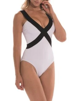 Träger Badeanzug MANOLO Von Nicole Olivier 9 Träger Badeanzug MANOLO Von Nicole Olivier -Marlies Dekkers Verkaufsgeschäft badeanzug manolo weiss nicole olivier 2