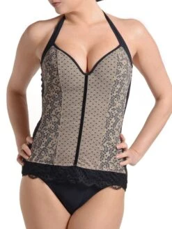 Neckholder Badeanzug CAYMAN Schwarz-nude Von Je Suis -Marlies Dekkers Verkaufsgeschäft badeanzug nude schwarz je suis 2