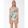 Badeanzug EXOTIC LEAVES Weiß Grün Von Fürstenberg 2 Badeanzug EXOTIC LEAVES Weiß Grün Von Fürstenberg -Marlies Dekkers Verkaufsgeschäft badeanzug weiss bunt 245 38155 fuerstenberg