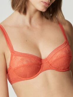 Tüllspitze Bügel-BH MISS LEJABY Von Maison Lejaby -Marlies Dekkers Verkaufsgeschäft balconette bh mit spitze orange misslejaby chili maison lejaby 1 1