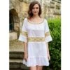 Baumwolle Batist Strandtunika JÖRDIS Mit Stickerei Von Gattina