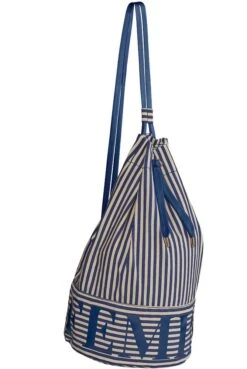 Strandtasche / Match Sack BEACH BAG Mariniere Marlies Dekkers -Marlies Dekkers Verkaufsgeschäft beach bag blau beige gestreift 19831 marlies dekkers 1