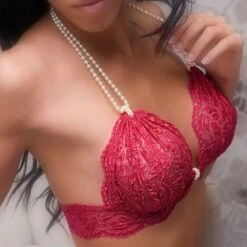 Bracli BEGOS Perlen- BH -Marlies Dekkers Verkaufsgeschäft begos rot bracli