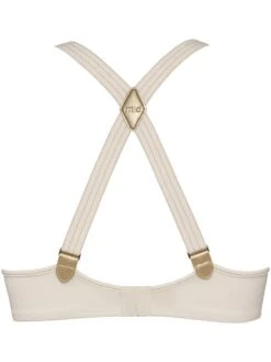 Balconette BH GLORIA STYLE Pristine Gold C-Cup Von Marlies Dekkers -Marlies Dekkers Verkaufsgeschäft bh creme gold gestreift 19540 gloria marlies dekkers 1