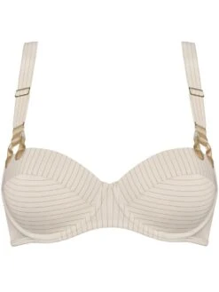 Balconette BH GLORIA STYLE Pristine Gold C-Cup Von Marlies Dekkers -Marlies Dekkers Verkaufsgeschäft bh creme gold gestreift 19540 gloria marlies dekkers