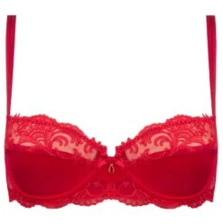 Seiden BH SPLENDEUR SOIE Von Lise Charmel -Marlies Dekkers Verkaufsgeschäft bh halbschale seide acc3080b rot 2478 splendeur soie lise charmel 2