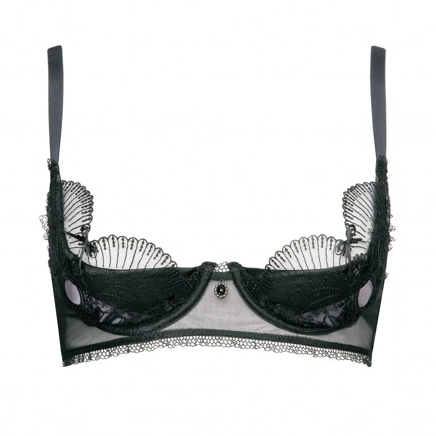 BH-Hebe Aus Spitze TESSA Schwarz Von Escora 4 BH-Hebe Aus Spitze TESSA Schwarz Von Escora – Bild 2