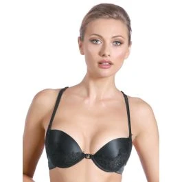 Push Up BH Mit Spitzenrücken BLACK SWAN Von Prelude Milano 3 Push Up BH Mit Spitzenrücken BLACK SWAN Von Prelude Milano