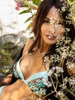 Seide Triangel BH MELINDA Mit Spitze Marjolaine -Marlies Dekkers Verkaufsgeschäft bh seide melinda 4mel5201 hellblau marjolaine 5 1 1