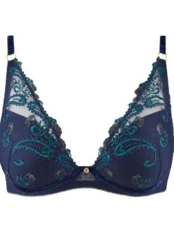 Triangel BH VELVET MEMORIES Von Aubade -Marlies Dekkers Verkaufsgeschäft bh triangel blau rbn81 velvet memories aubade