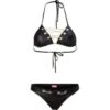 Triangel Bikini LACE UP BOUND BLACK LEATHER Von Eniqua -Marlies Dekkers Verkaufsgeschäft bikini lace up bound black leather eniqua 3