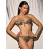 Push-Up Bikini METALLIC Grün-bunt Von Cotton Club Mare 2 Push-Up Bikini METALLIC Grün-bunt Von Cotton Club Mare -Marlies Dekkers Verkaufsgeschäft bikini metallic blau gruen cotton clug mare