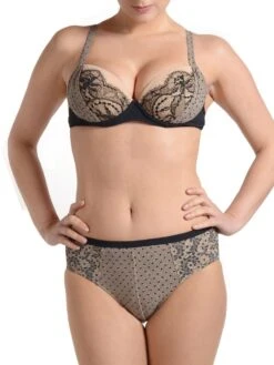 Push Up Bikini CORA Schwarz-nude Von Je Suis -Marlies Dekkers Verkaufsgeschäft bikini nude schwarz je suis 2 1