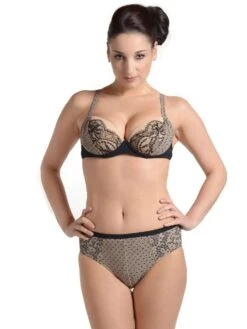 Push Up Bikini CORA Schwarz-nude Von Je Suis -Marlies Dekkers Verkaufsgeschäft bikini nude schwarz je suis 1 1