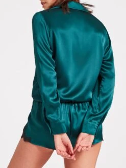 100% Seide Bluse TOI MON AMOUR Klassische Farben Von Aubade -Marlies Dekkers Verkaufsgeschäft bluse gr n seide toi mon amour qs44 emeraude aubade 4 1 1