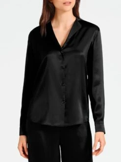 100% Seide Bluse TOI MON AMOUR Viele Farben Von Aubade -Marlies Dekkers Verkaufsgeschäft bluse schwarz seide toi mon amour qs44 noir aubade 2 6