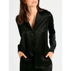 100% Seide Bluse TOI MON AMOUR Basic Farben Von Aubade