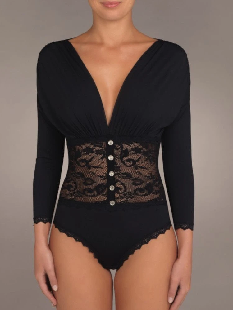 Body OSIRIS 41 Schwarz Mit Spitze Von Suggest 4 Body OSIRIS 41 Schwarz Mit Spitze Von Suggest – Bild 2