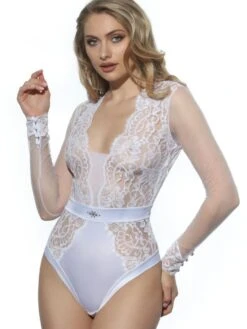 Langarm Body Spitze Mit Strass MARLENE Prelude Milano 29 Langarm Body Spitze Mit Strass MARLENE Prelude Milano -Marlies Dekkers Verkaufsgeschäft body spitze weiss yh307 prelude milano 2 5 1