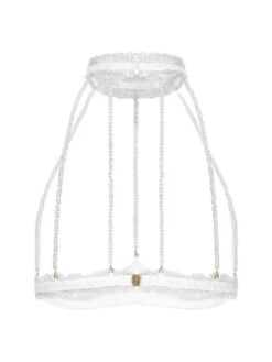 Ouvert Bustier-BH GEISHA CAGE Mit Schmuck-Kristallen Von Cadolle 15 Ouvert Bustier-BH GEISHA CAGE Mit Schmuck-Kristallen Von Cadolle -Marlies Dekkers Verkaufsgeschäft cage geisha elfenbein weiss pearls 4500fb cadolle
