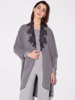 Cape KUSCHELBAUMWOLLE Von Chiara Fiorini -Marlies Dekkers Verkaufsgeschäft cape jacke kuschel baumwolle fumo cf1314 chiara fiorini