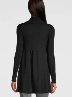 Merino Wolle-Seide CARDIGAN Strickjacke Von Oscalito -Marlies Dekkers Verkaufsgeschäft cardigan lang wolle seide schwarz 3463 oscalito 1