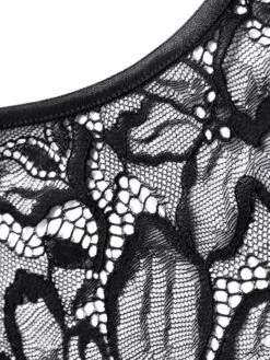 Langarm Minitop CARMEN Spitze Schwarz Von Cadolle -Marlies Dekkers Verkaufsgeschäft carmen mini top schwarz 3315cp cadolle 2