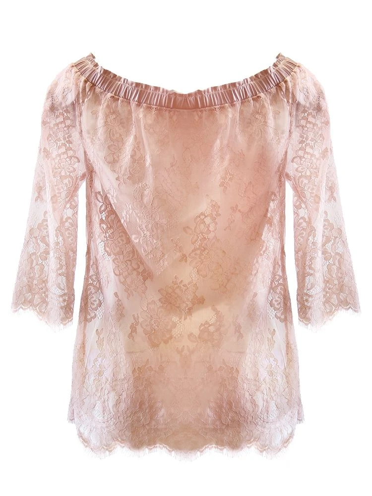 Spitze Carmen Shirt INESSA Von Escora 7 Spitze Carmen Shirt INESSA Von Escora – Bild 5