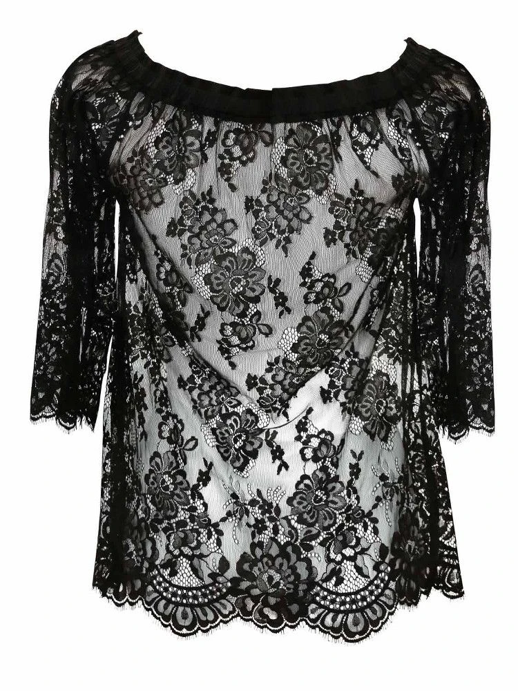 Spitze Carmen Shirt INESSA Von Escora 10 Spitze Carmen Shirt INESSA Von Escora – Bild 8