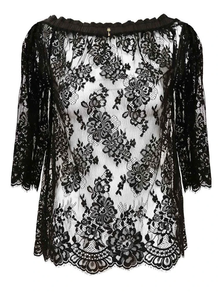 Spitze Carmen Shirt INESSA Von Escora 9 Spitze Carmen Shirt INESSA Von Escora – Bild 7