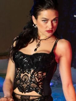 Neu eingetroffen -Marlies Dekkers Verkaufsgeschäft corsage louviers pailletten schwarz notredame rcrescentini 1 1