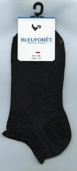 Damen Sneakersocken Blumenmuster Aus 74% Seide Von Bleuforêt -Marlies Dekkers Verkaufsgeschäft damen soeckchen seide bleuforet 6103ar5 schwarz