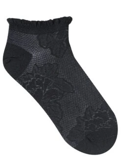 Damen Sneakersocken Blumenmuster Aus 74% Seide Von Bleuforêt -Marlies Dekkers Verkaufsgeschäft damen soeckchen seide bleuforet 6103ar5prcrvb schwarz