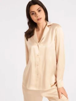 100% Seide Bluse TOI MON AMOUR Klassische Farben Von Aubade -Marlies Dekkers Verkaufsgeschäft damenbluse seide qs44 blond aubade 3 1 1