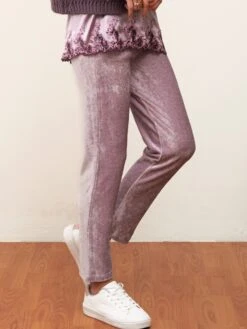 Lounge-Hose MODAL SAMT Von Chiara Fiorini -Marlies Dekkers Verkaufsgeschäft freizeit hose modal samt flieder cf1902 chiara fiorini 2