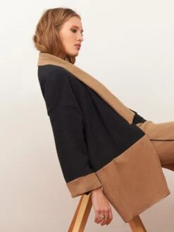 Jacke KUSCHEL COTTON Anthrazit-zimt Von Chiara Fiorini -Marlies Dekkers Verkaufsgeschäft jacke braun anthrazit g9610 chiara fiorini 4