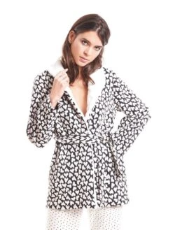 Jacke HEARTS Schwarz-weiß Von Fiori Di Chiara -Marlies Dekkers Verkaufsgeschäft jacke creme schwarz fc9128 chiara fiorini 1