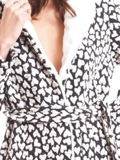 Jacke HEARTS Schwarz-weiß Von Fiori Di Chiara -Marlies Dekkers Verkaufsgeschäft jacke creme schwarz fc9128 fiori di chiara