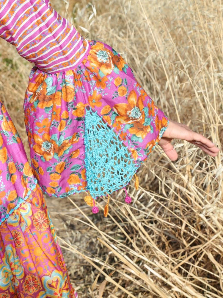 Seidenbatist Strandkleid NARCISO LILLA Von Laetitia Beachwear 5 Seidenbatist Strandkleid NARCISO LILLA Von Laetitia Beachwear – Bild 3