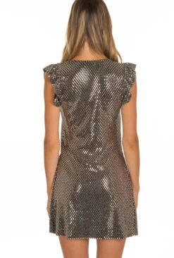 Strandkleid MIRROR RHOMBUS Schwarz Gold Von Pin-Up Stars 8 Strandkleid MIRROR RHOMBUS Schwarz Gold Von Pin-Up Stars -Marlies Dekkers Verkaufsgeschäft kleid pb068a schwarz pin up stars 3