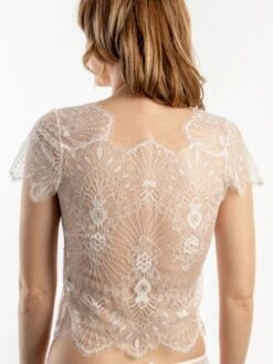 Spitze Kurzarm Top Von Prelude Milano -Marlies Dekkers Verkaufsgeschäft kurzarm top spitze yl277 yl277.alb 2 prelude milano