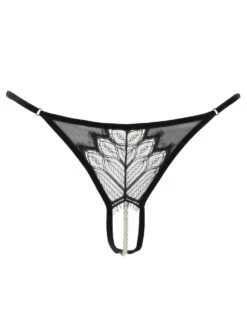Kyoto G-String Perlenstring Schwarz Von Bracli -Marlies Dekkers Verkaufsgeschäft kyoto g string bracli schwarz 1
