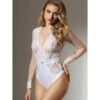 Langarm Body Spitze Mit Strass MARLENE Prelude Milano -Marlies Dekkers Verkaufsgeschäft langarm body marlene yh307 weiss prelude milano 5 1