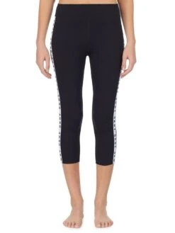 3/4 Leggings THE WARM UP Schwarz Von DKNY Sleepwear -Marlies Dekkers Verkaufsgeschäft leggings 02 yi3822401 001 black 0018 dkny