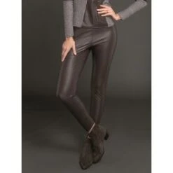 Leder-Look Leggings Von Artimaglia